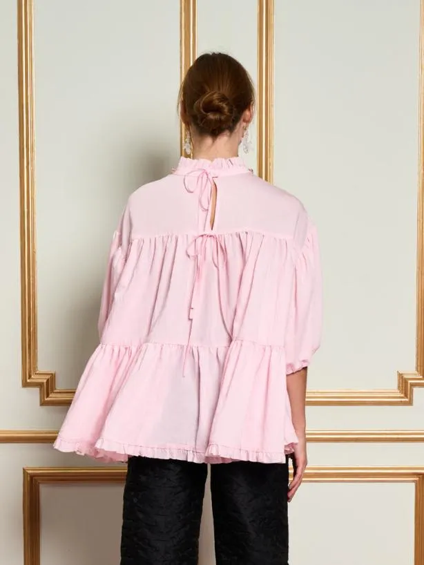 Sister Jane Tops Womenswear DREAM Caneles Tiered Top Pastel Pink