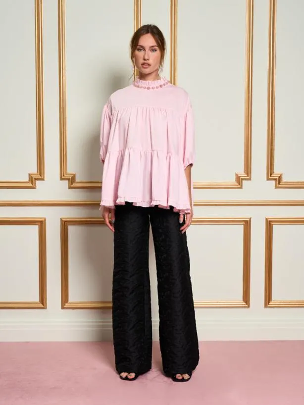 Sister Jane Tops Womenswear DREAM Caneles Tiered Top Pastel Pink
