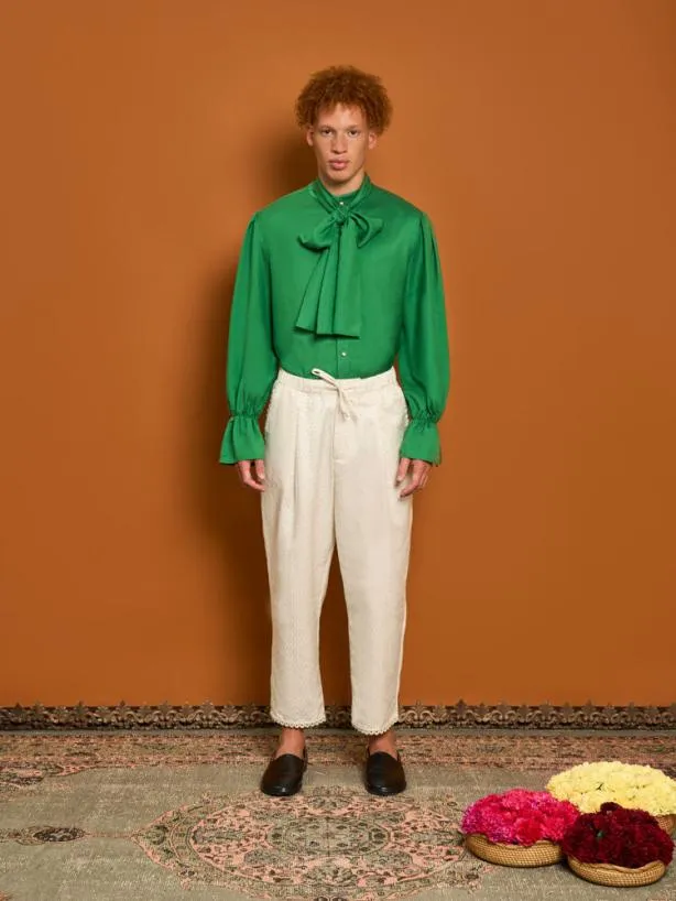 Sister Jane Tops Womenswear Elliot Bow Shirt Mint Green
