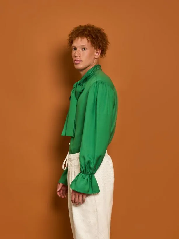 Sister Jane Tops Womenswear Elliot Bow Shirt Mint Green
