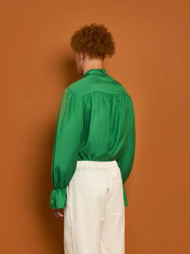 Sister Jane Tops Womenswear Elliot Bow Shirt Mint Green
