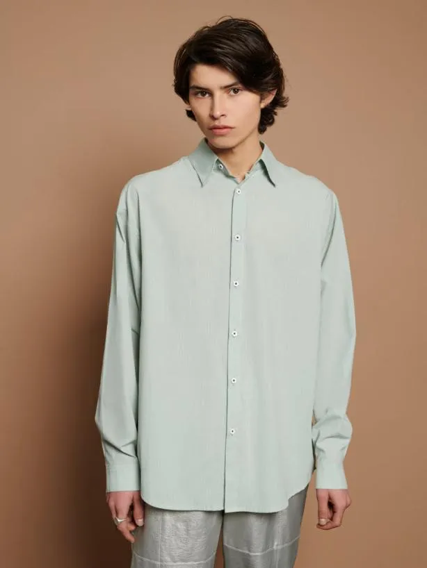 Sister Jane Tops Womenswear Ernest Pleat Shirt Sage Green