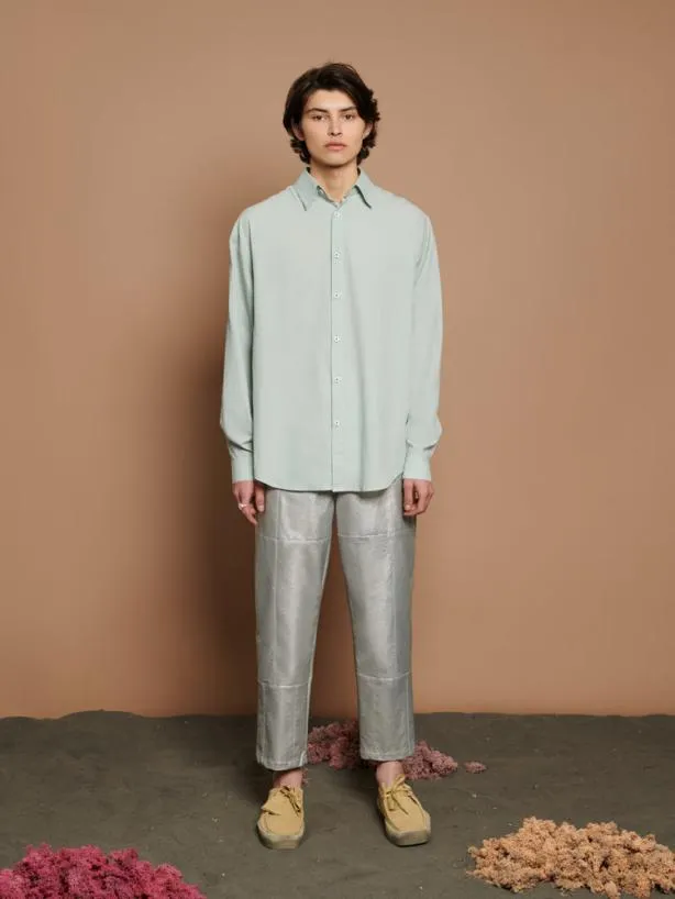 Sister Jane Tops Womenswear Ernest Pleat Shirt Sage Green