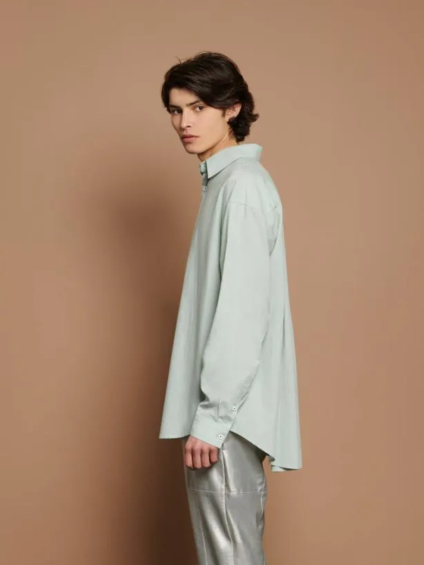 Sister Jane Tops Womenswear Ernest Pleat Shirt Sage Green