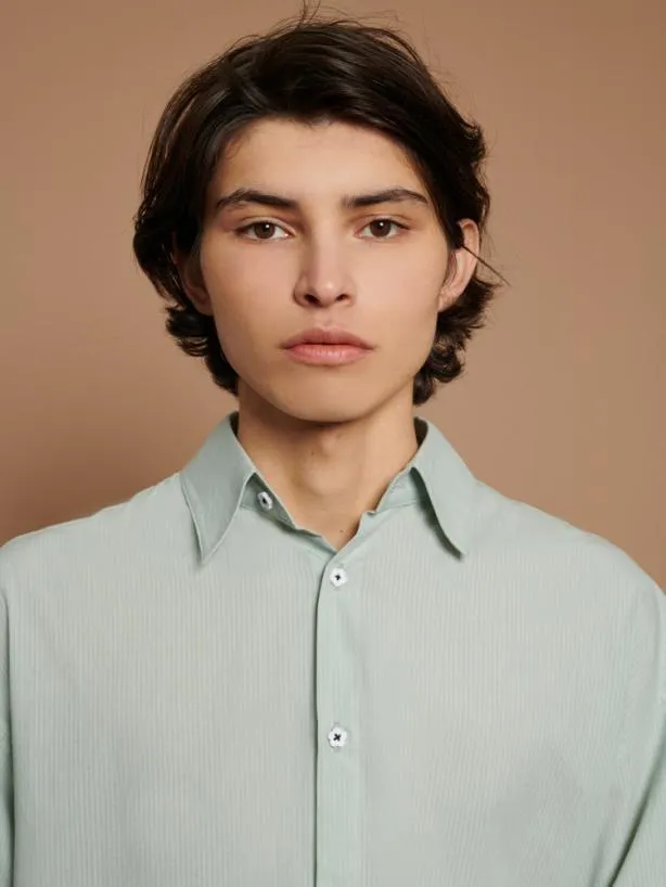 Sister Jane Tops Womenswear Ernest Pleat Shirt Sage Green