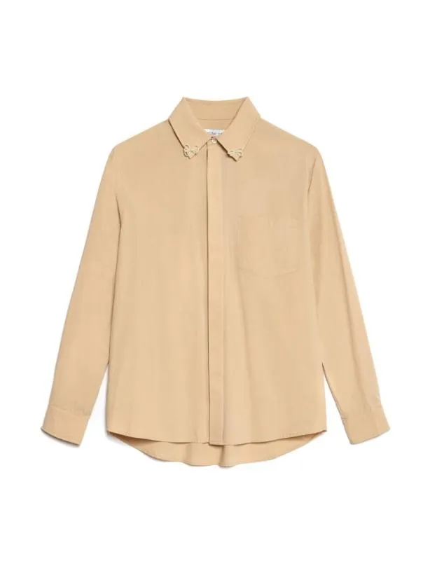 Sister Jane Tops Womenswear Penny Bow Embellished Shirt Beige