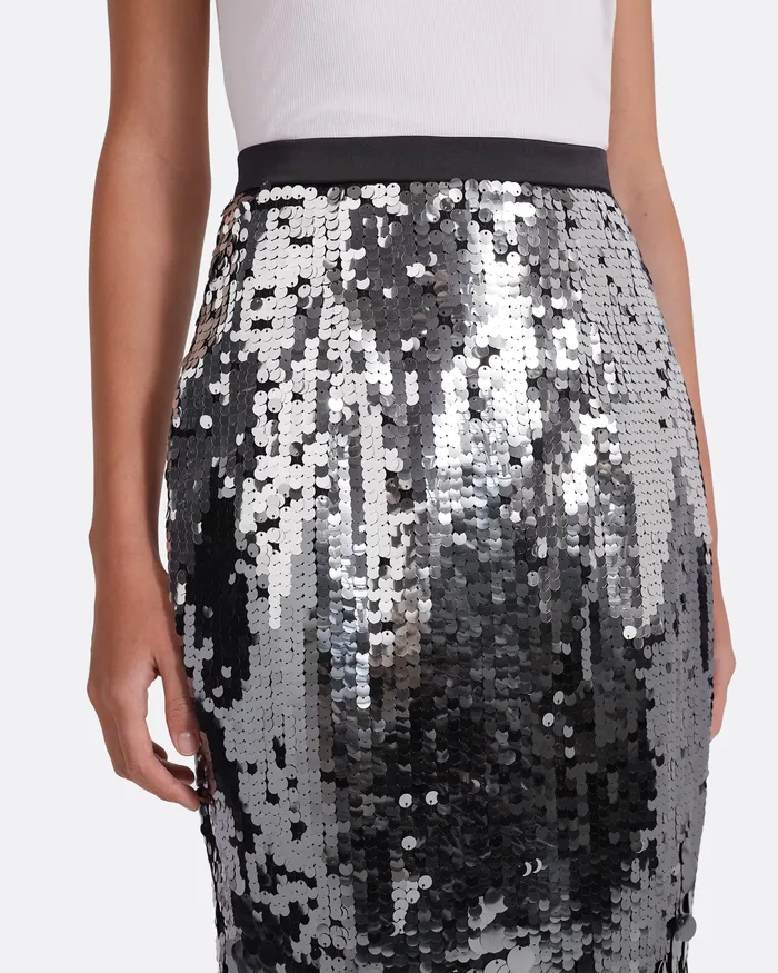 Skirts Safiyaa Women Siga Gunmetal Skirt Gunmetal