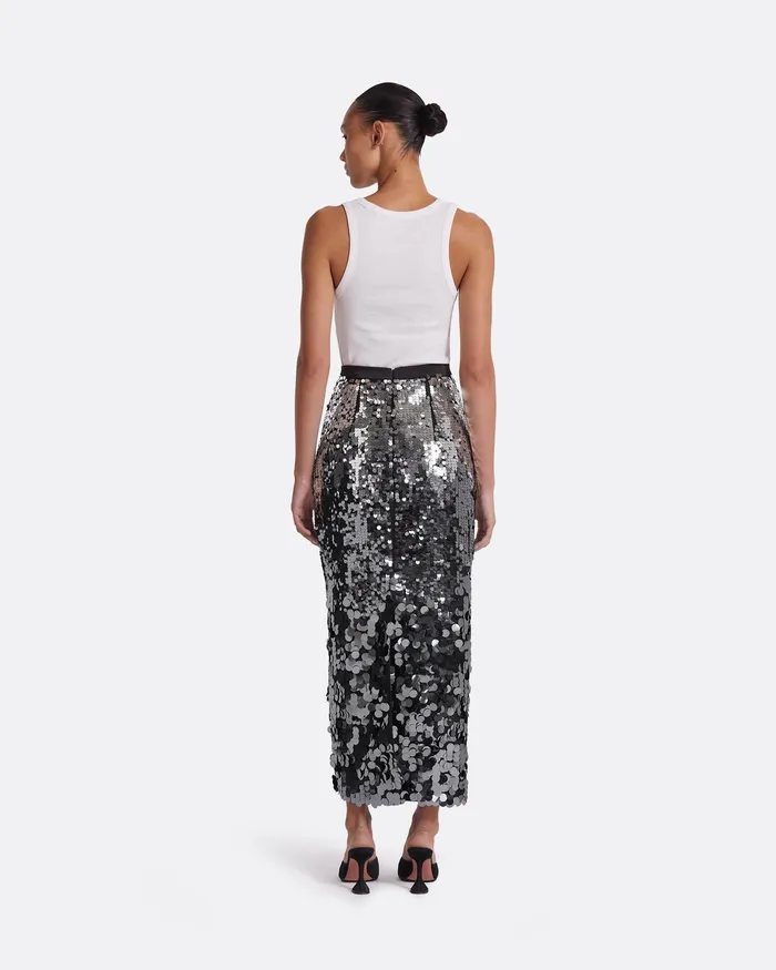 Skirts Safiyaa Women Siga Gunmetal Skirt Gunmetal