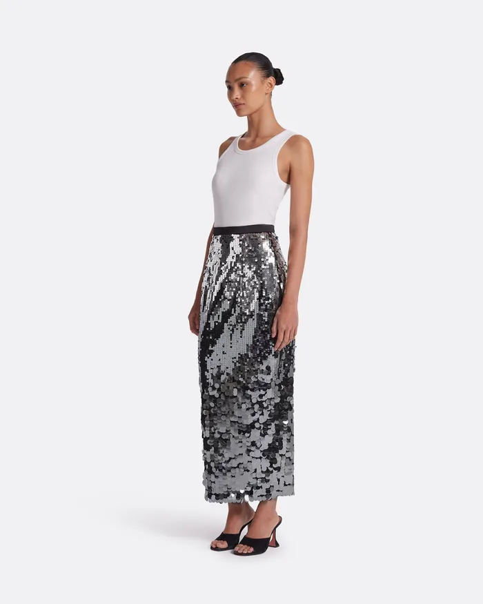 Skirts Safiyaa Women Siga Gunmetal Skirt Gunmetal