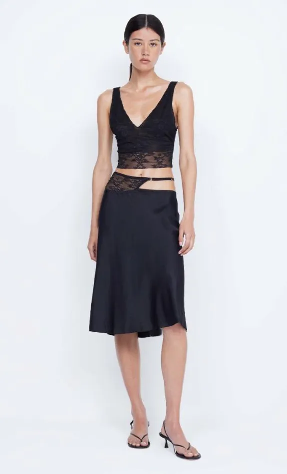 Skirts Shop Bec Bridge Santal Asym Midi Skirt Black