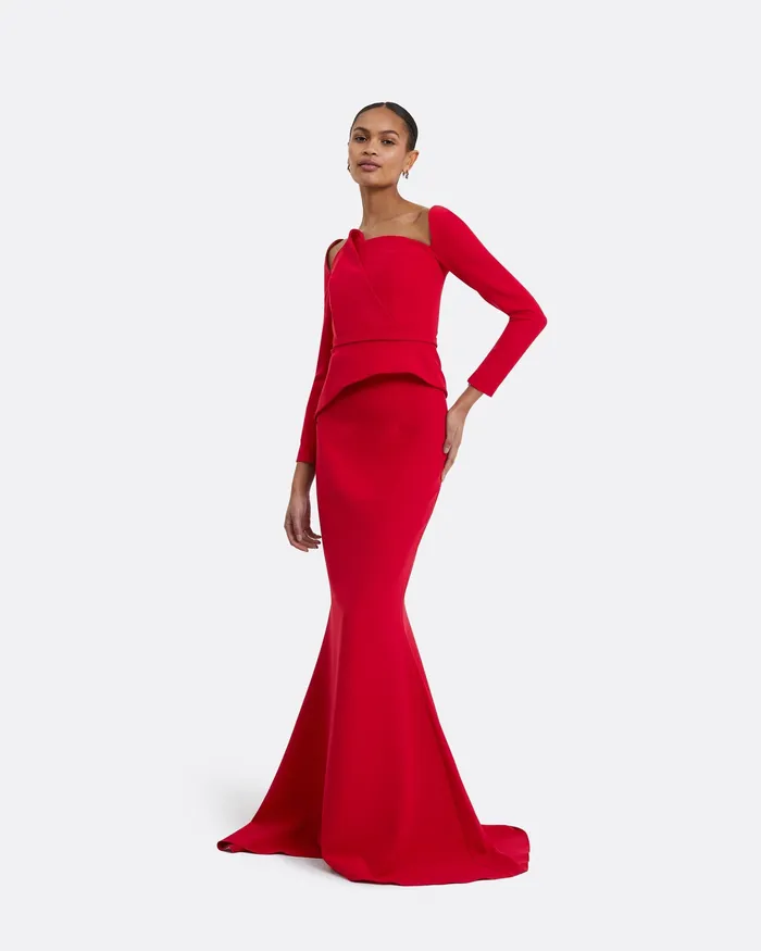 Skirts Women Gayeta Crimson Skirt Crimson Safiyaa