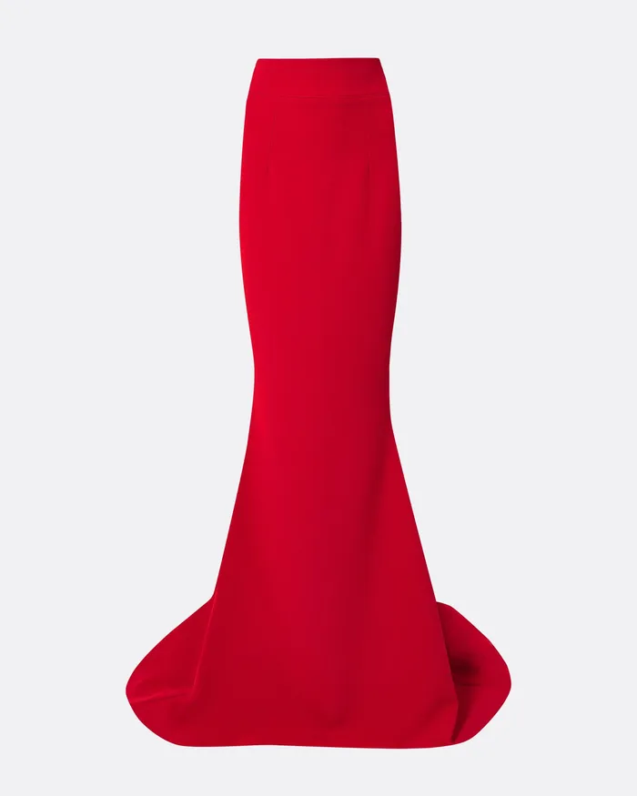 Skirts Women Gayeta Crimson Skirt Crimson Safiyaa