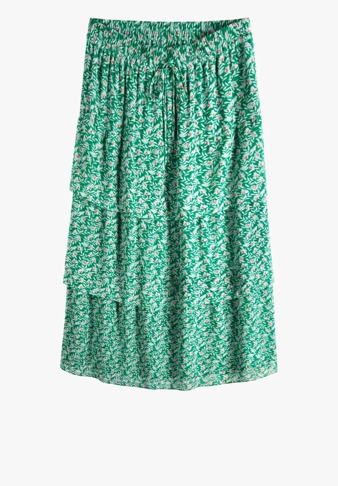 Skirts Women Hush Hallie Layered Skirt Leafy Floral Green
