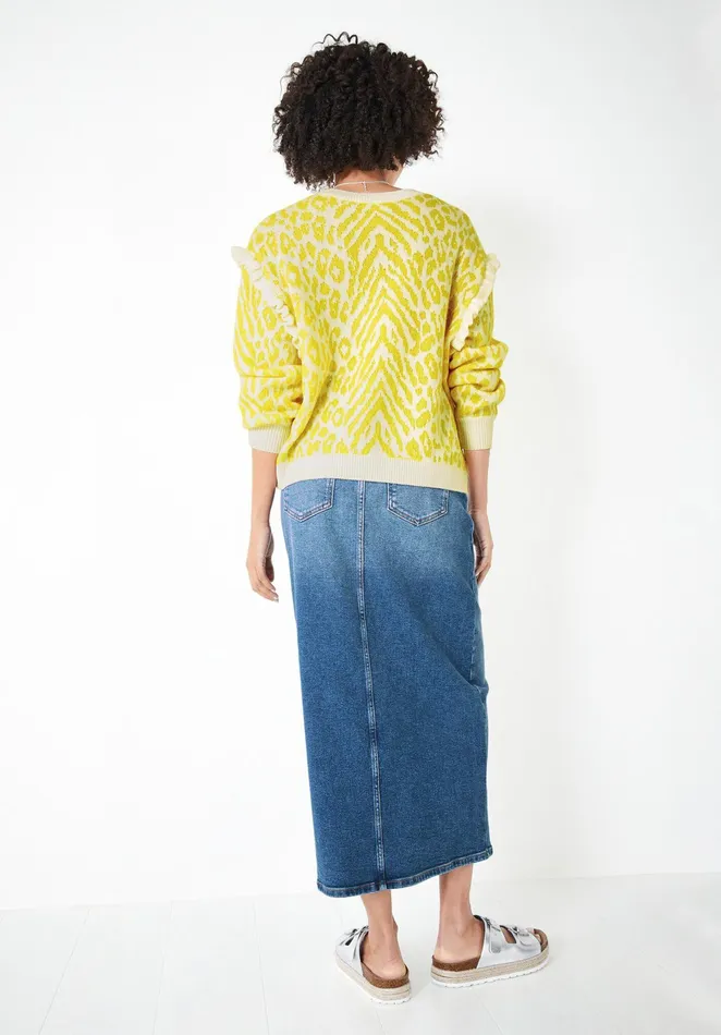 Skirts Women Hush Sandy Denim Skirt Mid Blue