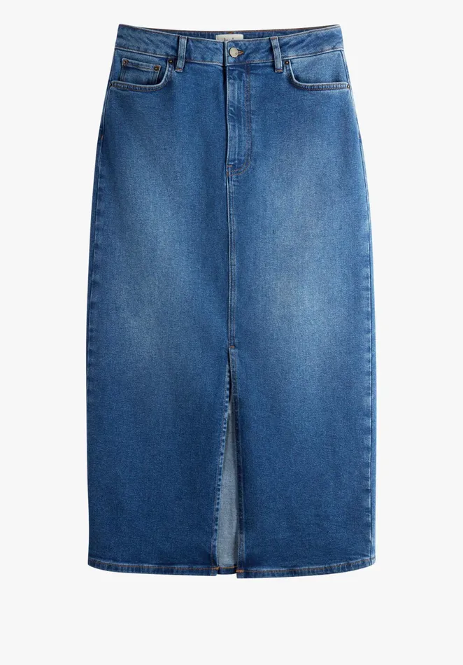Skirts Women Hush Sandy Denim Skirt Mid Blue
