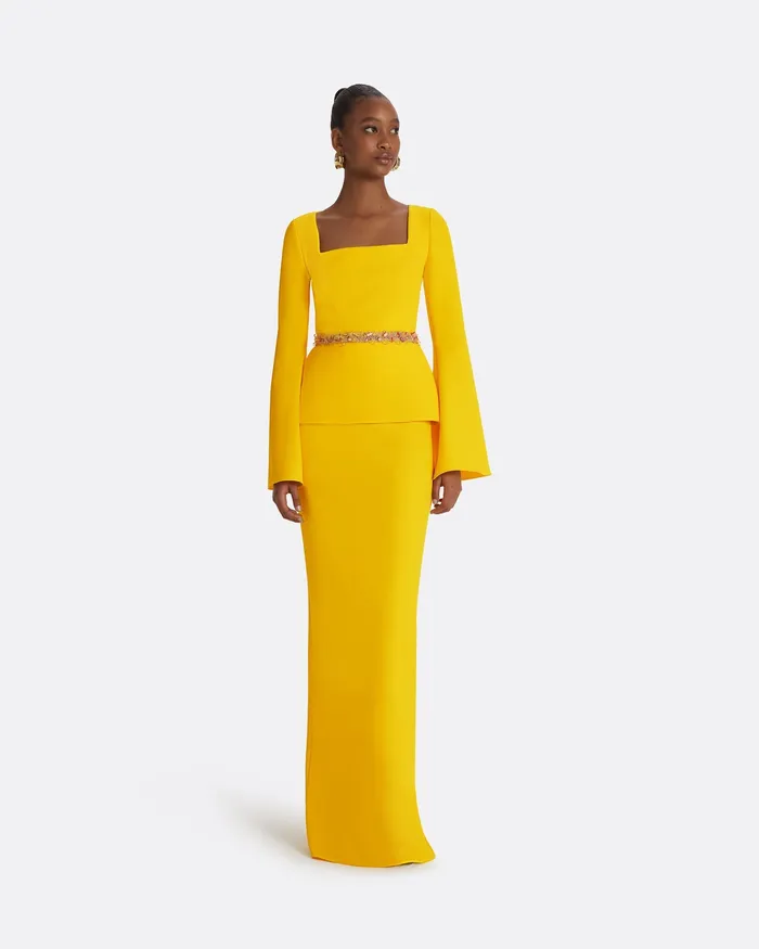 Skirts Women Sidha Sunshine Yellow Skirt Sunshine Yellow Safiyaa