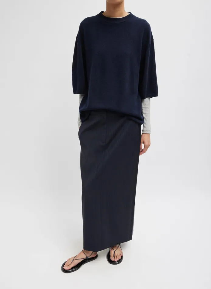 Skirts Women Tibi Dominic Pinstripe Long Trouser Skirt