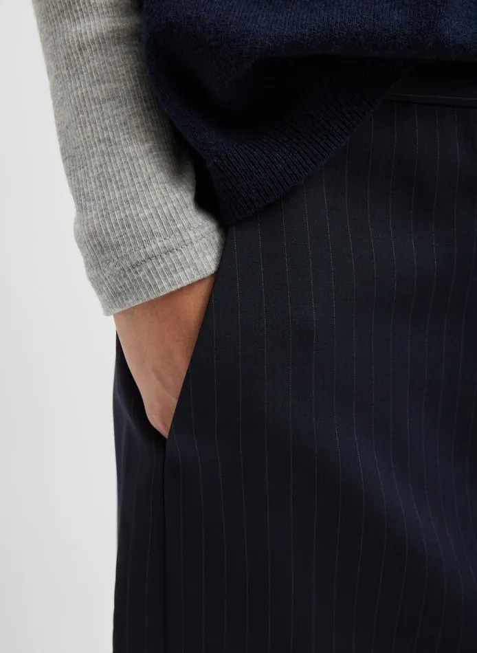 Skirts Women Tibi Dominic Pinstripe Long Trouser Skirt