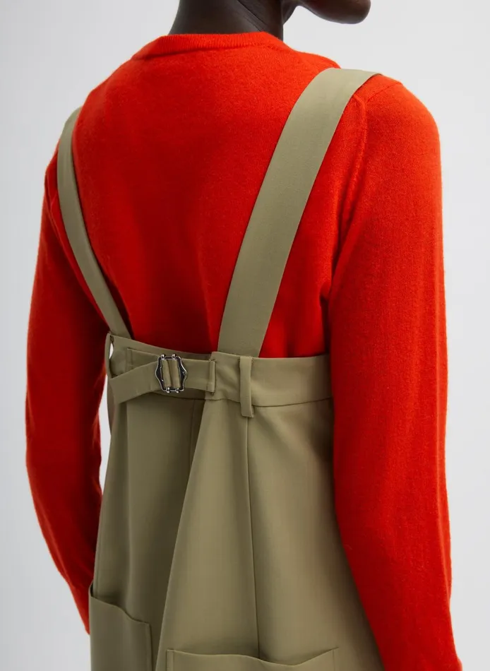 Skirts Women Tibi Tropical Wool Convertible Overall Skirt