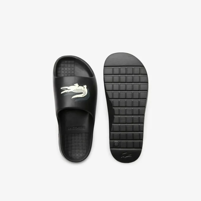 Slides Men Lacoste Men039s Serve Slide 20 Evo Slides Blackoffwhite 454