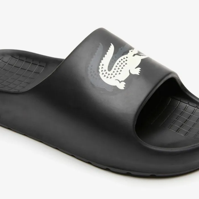 Slides Men Lacoste Men039s Serve Slide 20 Evo Slides Blackoffwhite 454