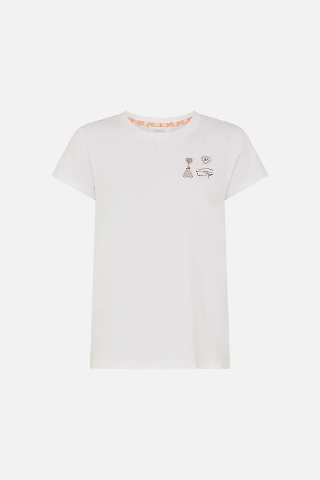SLIM FIT ROUND NECK TSHIRT MILLAS GOT MAIL Millas Got Mail Womens Camilla Tees