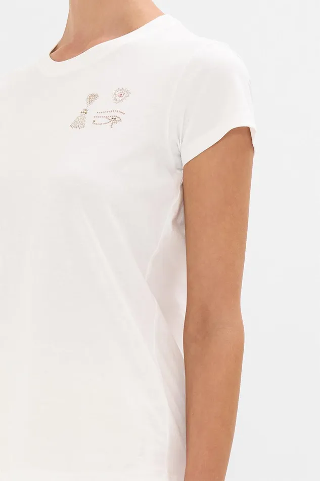 SLIM FIT ROUND NECK TSHIRT MILLAS GOT MAIL Millas Got Mail Womens Camilla Tees