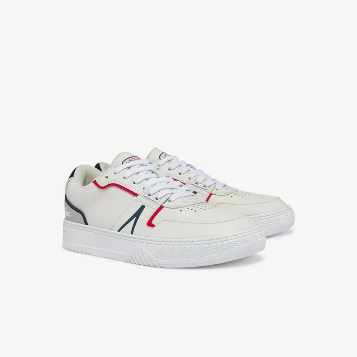 Sneakers Men Lacoste Men039s L001 Leather Sneakers Whtnvyred 407