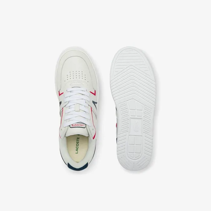 Sneakers Men Lacoste Men039s L001 Leather Sneakers Whtnvyred 407