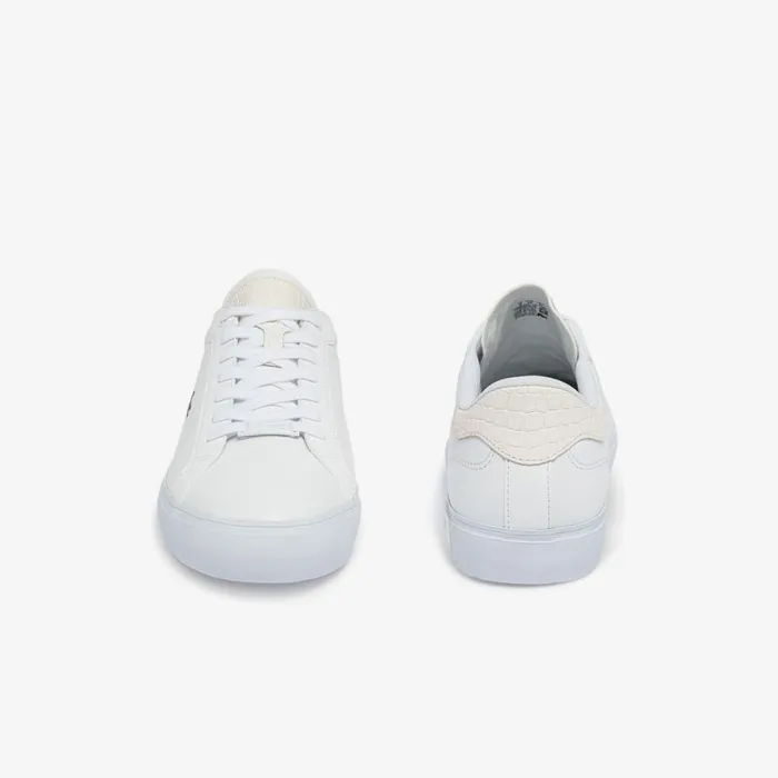 Sneakers Men Lacoste Men039s Powercourt Burnished Leather Sneakers Whitewhite 21g