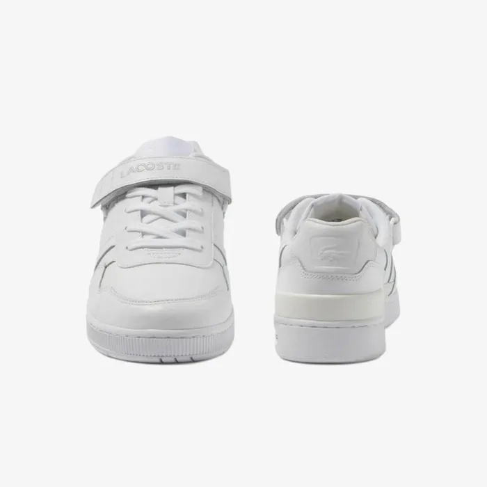 Sneakers Men Lacoste Men039s TClip Velcro Leather Sneakers Whitewhite 21g