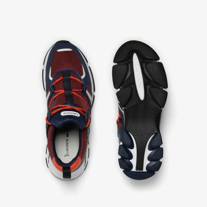 Sneakers Men Lacoste Mens Textile Lace System L003 Sneakers Burgnvy T2n