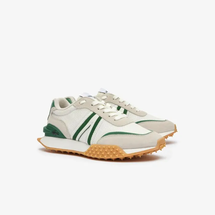 Sneakers Women Lacoste Women039s LSpin Deluxe Contrasted Sneakers Whitegreen 082