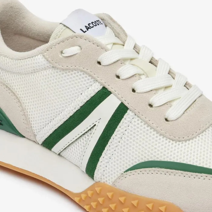 Sneakers Women Lacoste Women039s LSpin Deluxe Contrasted Sneakers Whitegreen 082