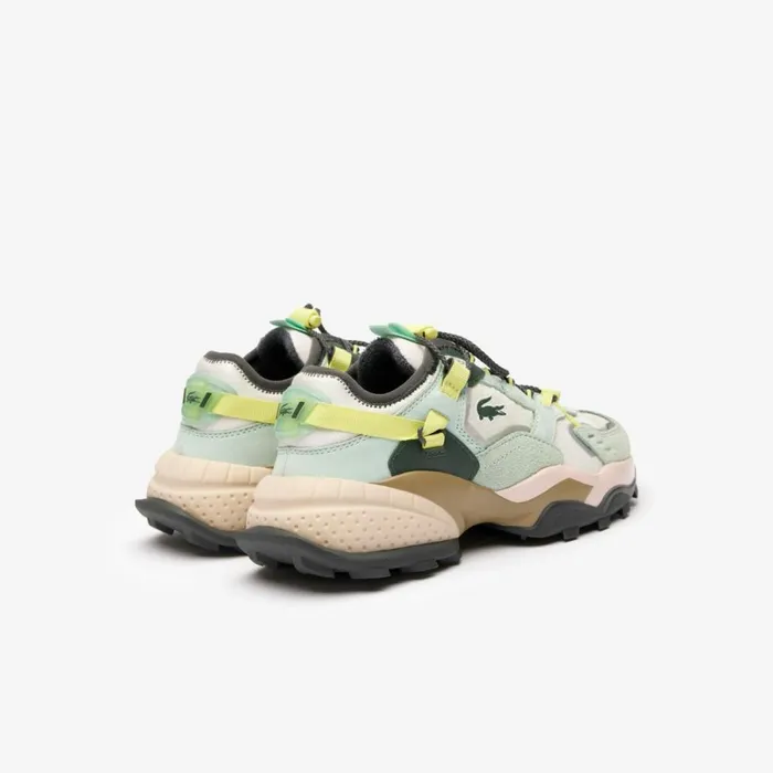 Sneakers Women Lacoste Women039s Outdoor LGuard Breaker Sneakers In Tearproof Fabric Lt Trqslt Pnk Ani
