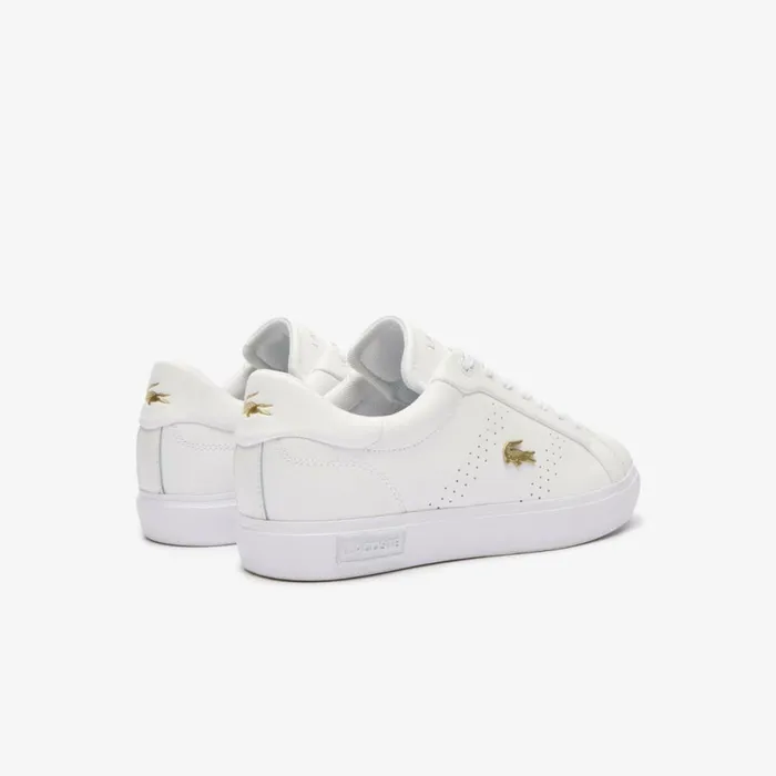 Sneakers Women Lacoste Women039s Powercourt 20 Leather Sneakers Whtgld 216