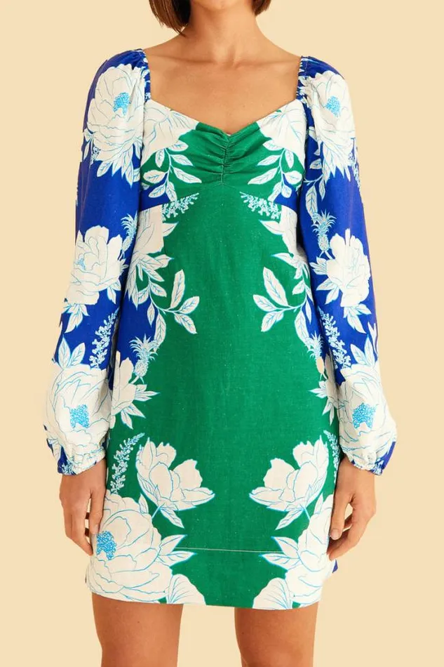 Soft Garden Mini Dress Women FARM Rio Mini Dresses