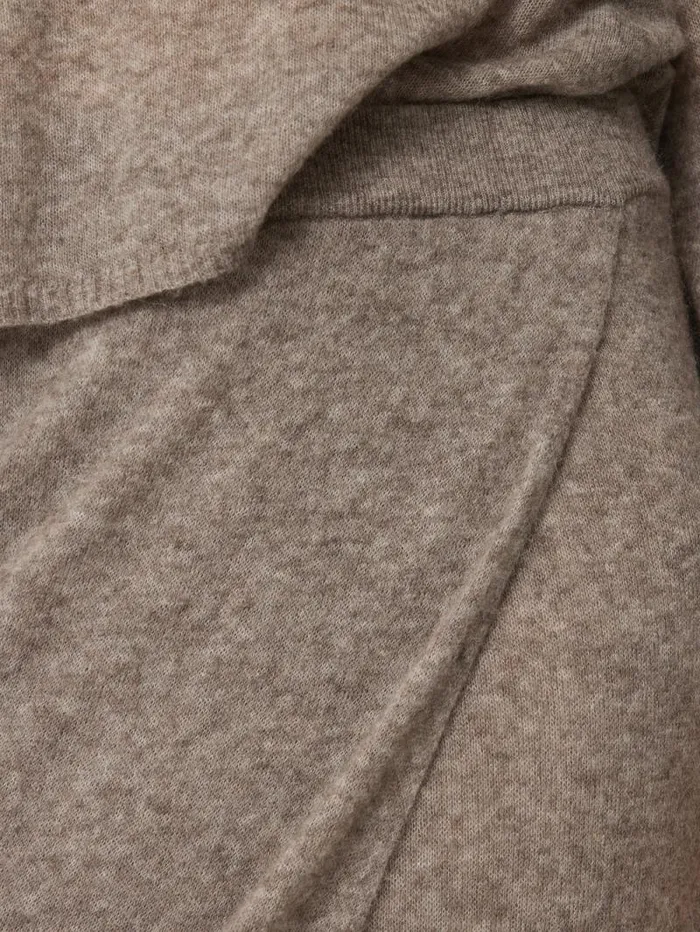Soft Gauzy Knit Skirt Taupe Women Jigsaw Skirts