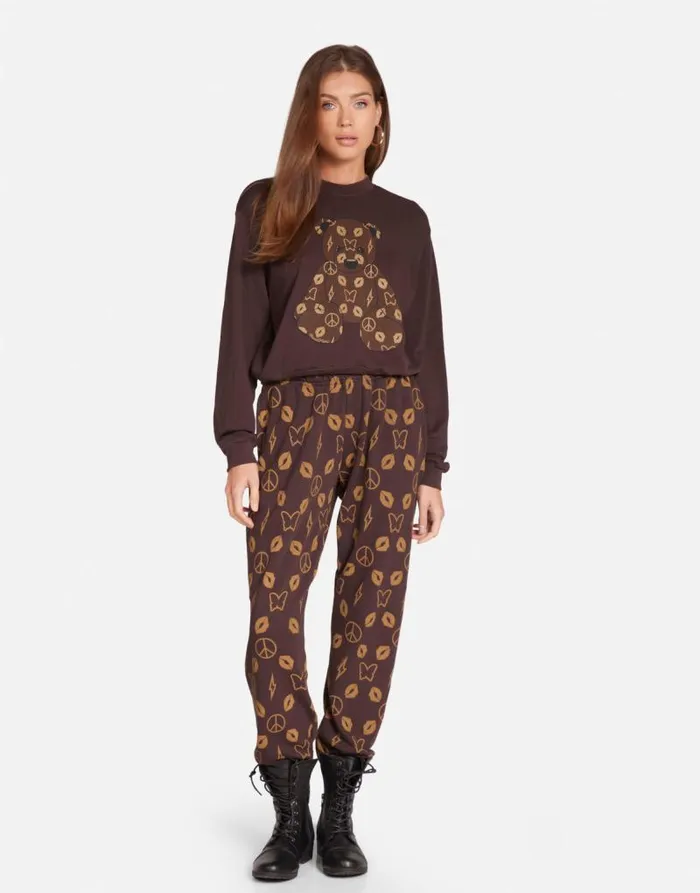 Spalding Designer Bear Brown Bear Women Lauren Moshi Long Sleeve