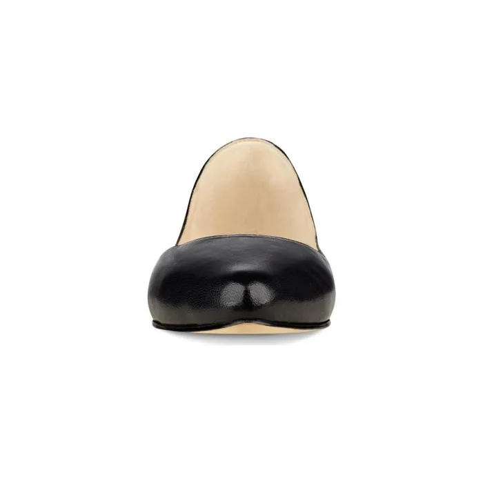 Speakup Almond Toe Flats Black Patent Women Nine West Flats
