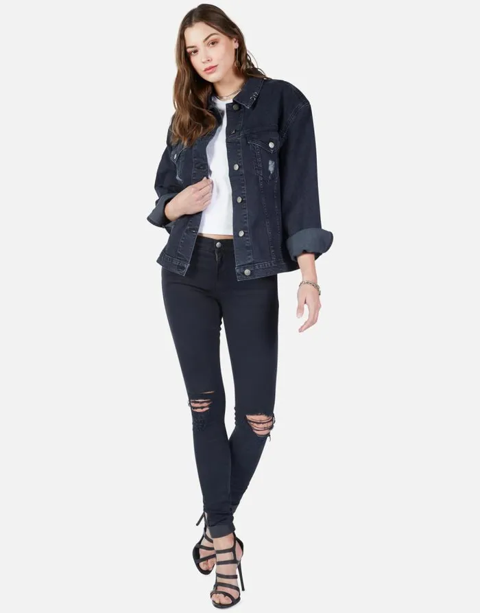 Spencer Lucky In Love Vintage Black Women Lauren Moshi Jackets