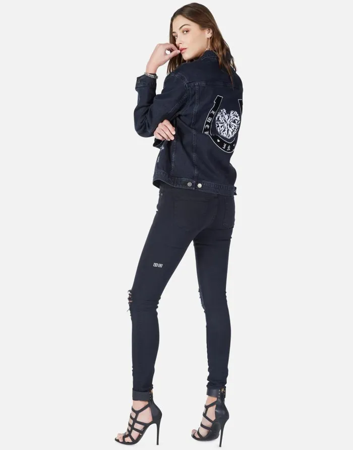 Spencer Lucky In Love Vintage Black Women Lauren Moshi Jackets