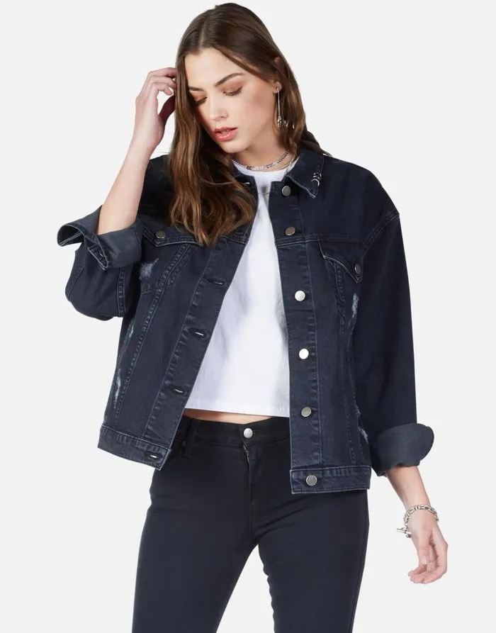 Spencer Lucky In Love Vintage Black Women Lauren Moshi Jackets