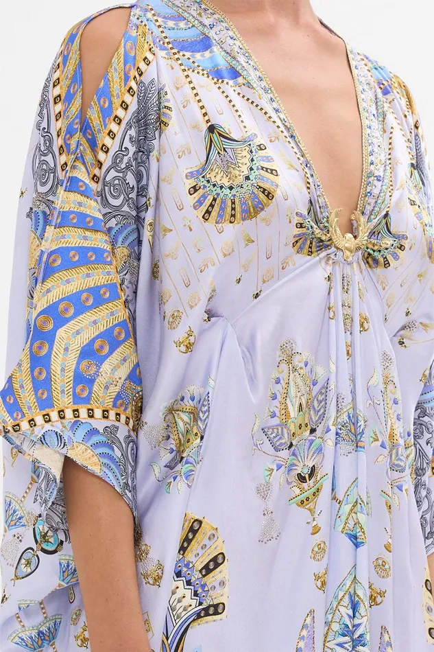 SPLIT SLEEVE KAFTAN WITH HARDWARE UNDER SCARAB SKIES Under Scarab Skies Womens Camilla Resort Wear