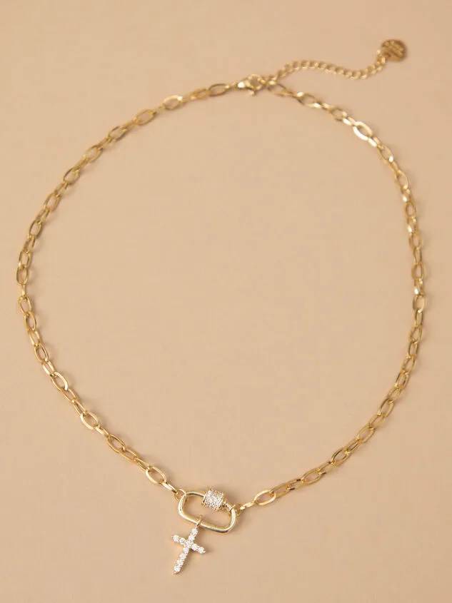 Stainless Steel Crystal Cross Chain Necklace Gold Women Altar039d State Necklaces Stainless Steel Crystal Cross Chain Necklace Gold Women Altar039d State Necklaces
