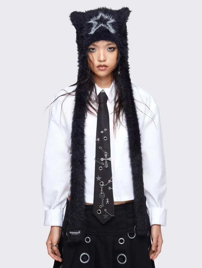 Starry Fluffy Beanie Women Minga London Hats and Hair Pieces