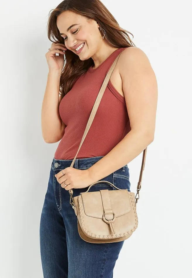 Stitch Satchel Crossbody Bag Women Maurices Bags