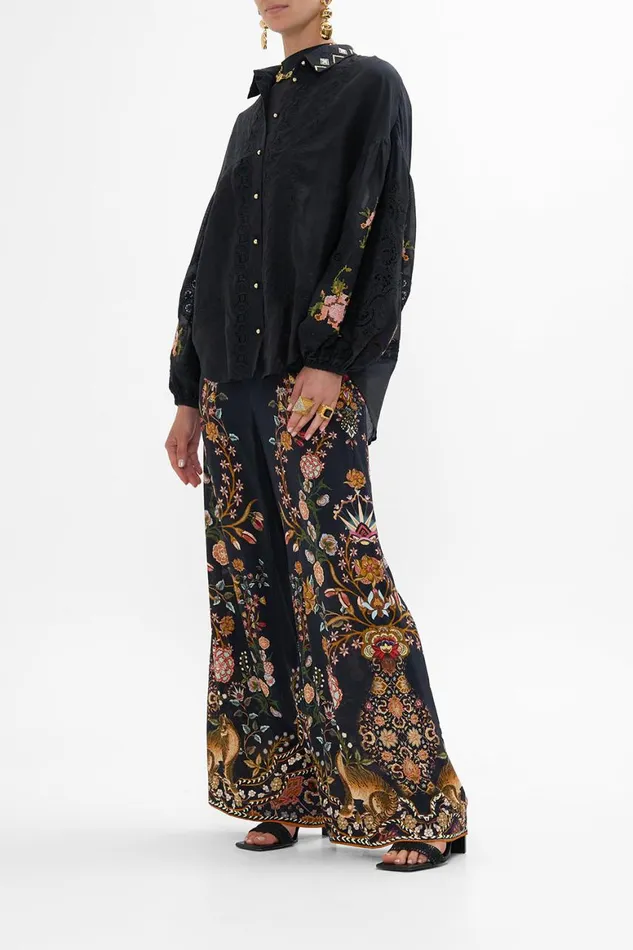 STRAIGHT LEG RELAXED TROUSER LOOM TO TOMB Loom To Tomb Womens Camilla Pants