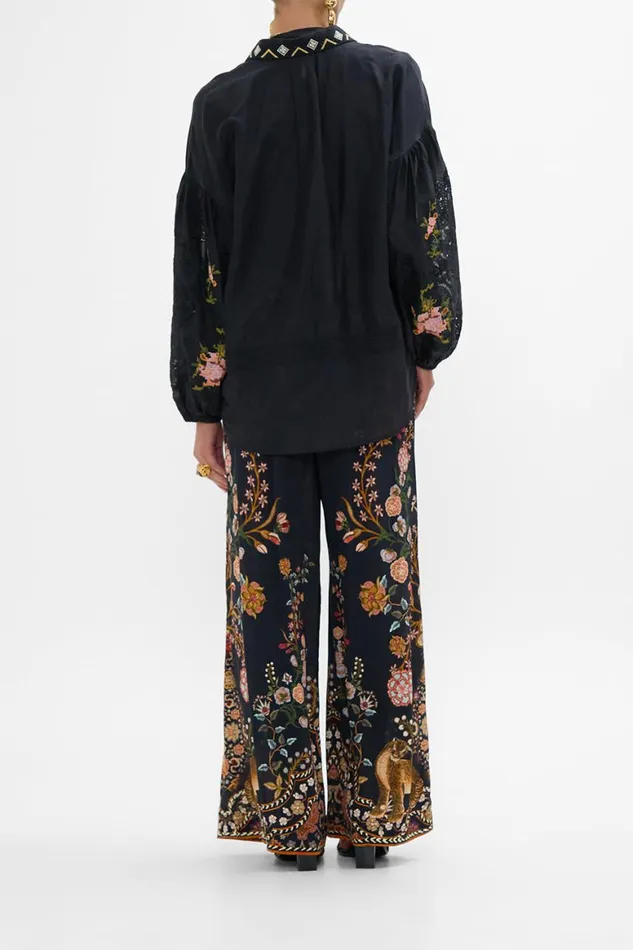 STRAIGHT LEG RELAXED TROUSER LOOM TO TOMB Loom To Tomb Womens Camilla Pants