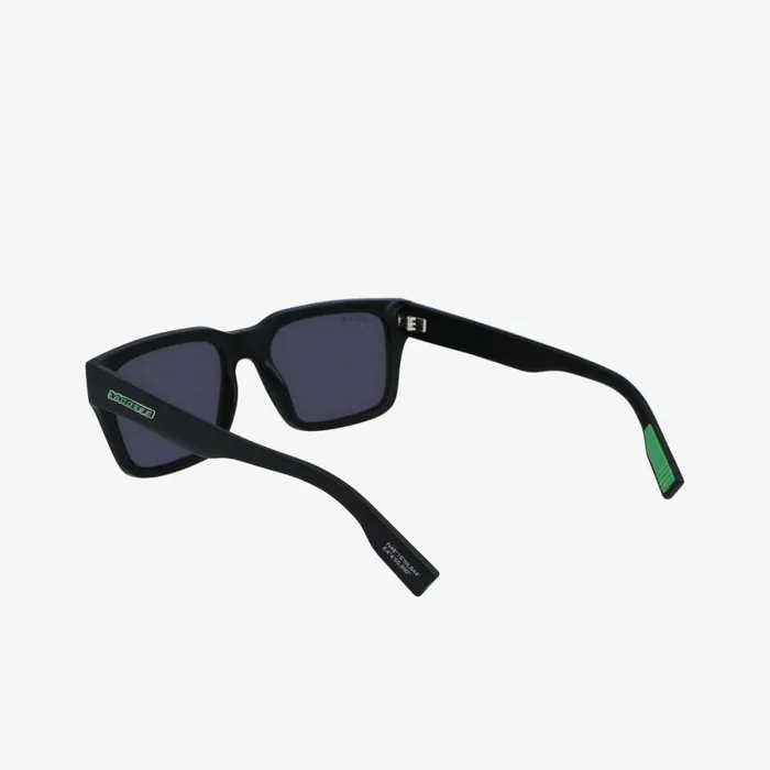 Sunglasses Men Lacoste Men039s Rectangle Active Sunglasses Blackblue 002